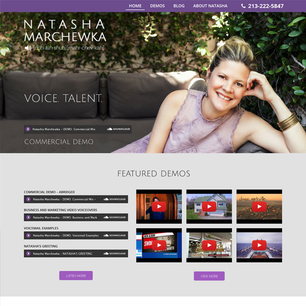 Natasha Marchewka Voice Talent